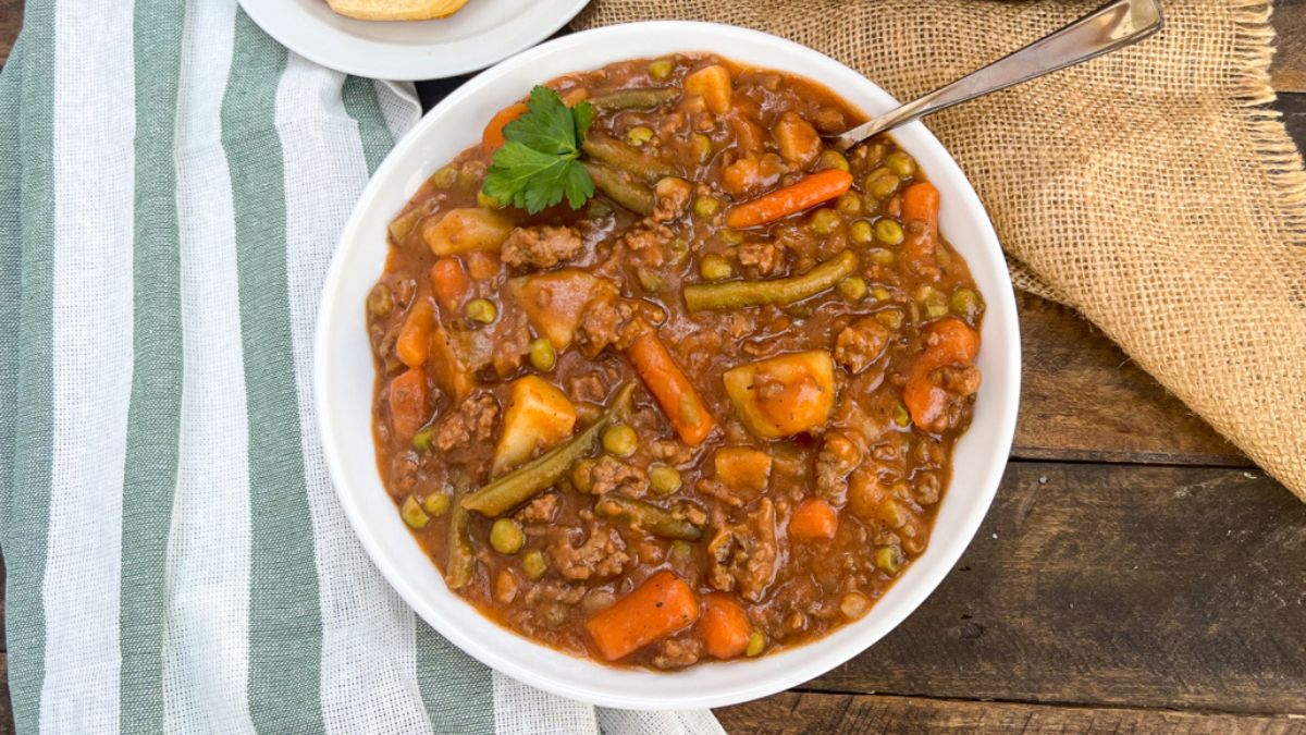 Ground Beef Stew.