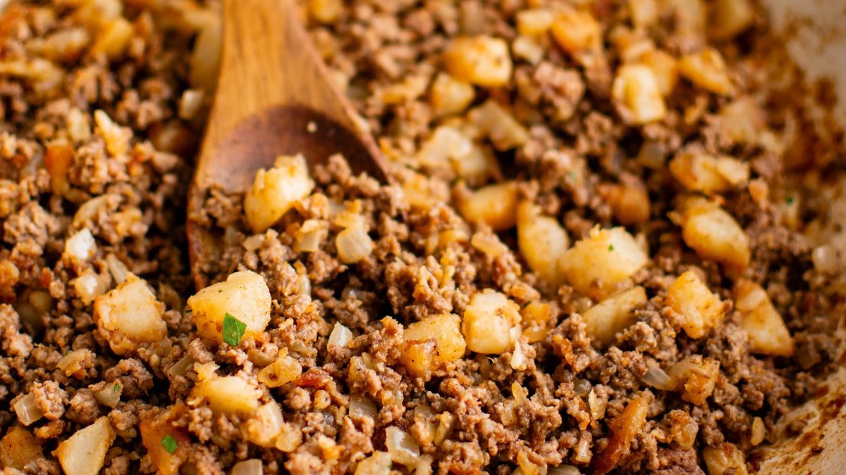 Ground Beef and Potatoes.