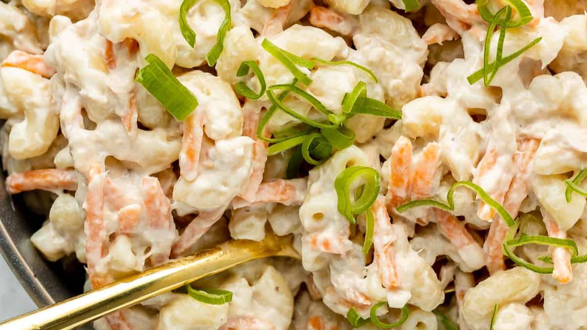 Hawaiian Tuna Mac Salad.