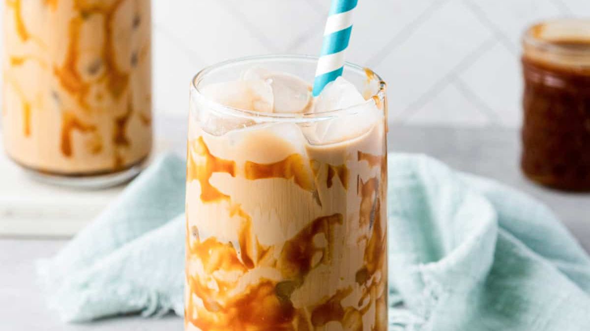 Iced Caramel Coffee.