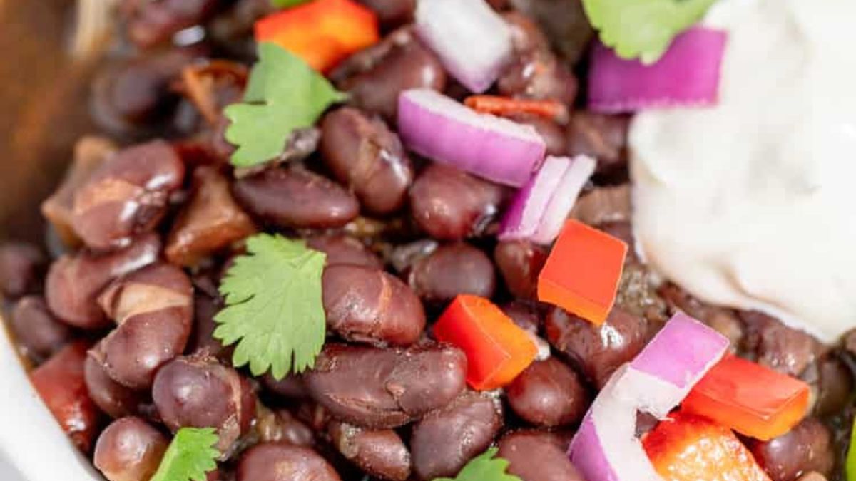 Instant Pot Black Bean Soup.
