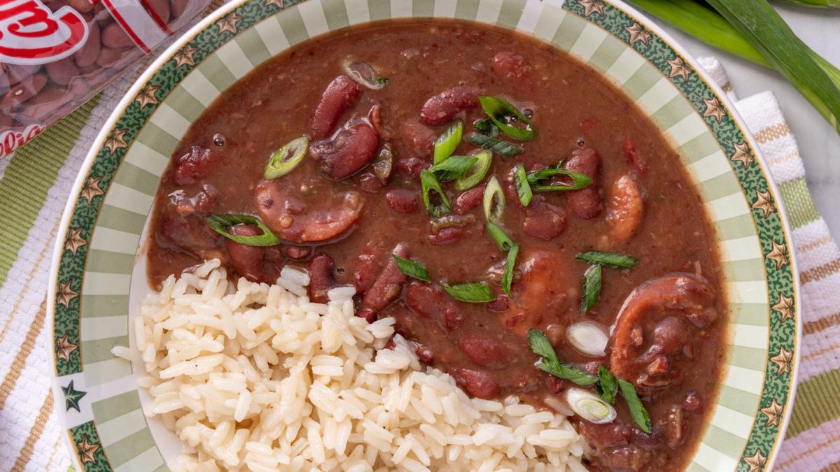 Instant Pot Red Beans and Rice.