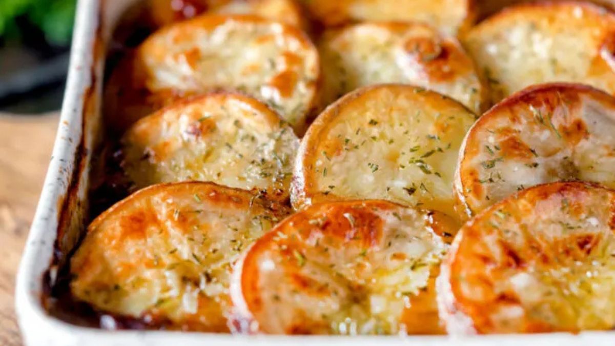 Lancashire Hotpot with Lamb.