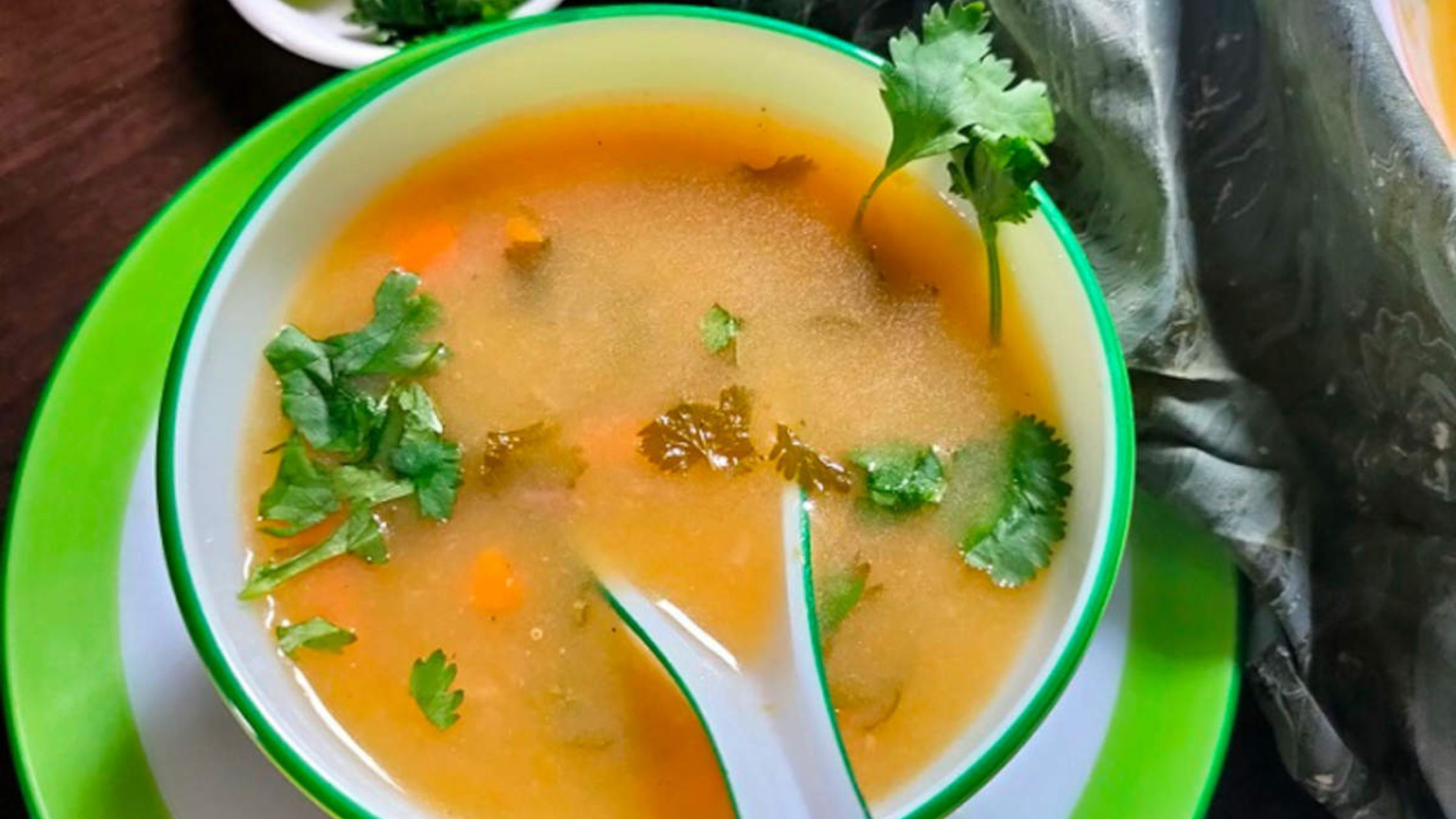 Lemon Coriander Soup Recipe.