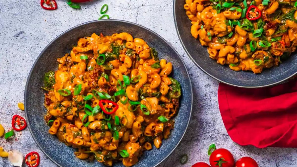 One-Pot Creamy Chicken Cajun Pasta.