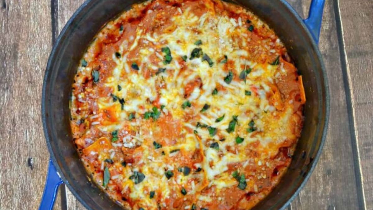 One Pot Lasagna.