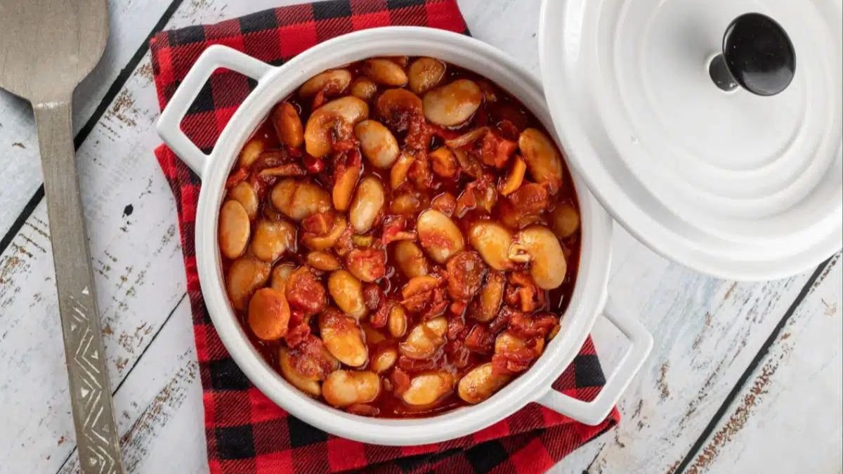 Oven-Baked Greek Giant Beans: Gigantes Plaki.