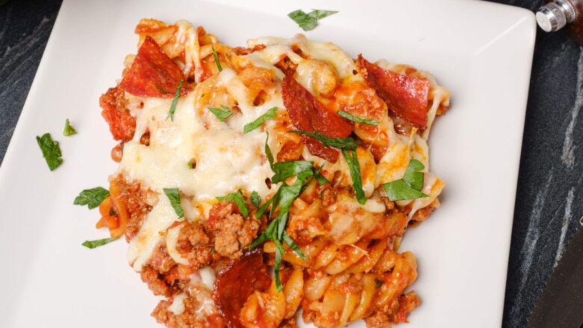 Pizza Pasta (One Pot).
