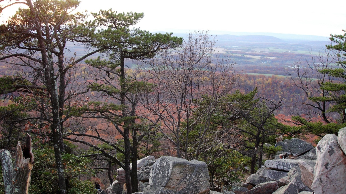 View from Sugarloaf Mountain near Dickerson, Maryland, USA.