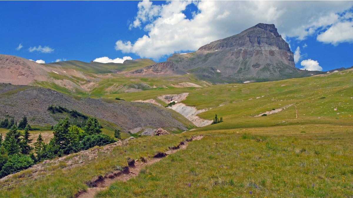Uncompahgre Peak, Rocky Mountains, Colorado.