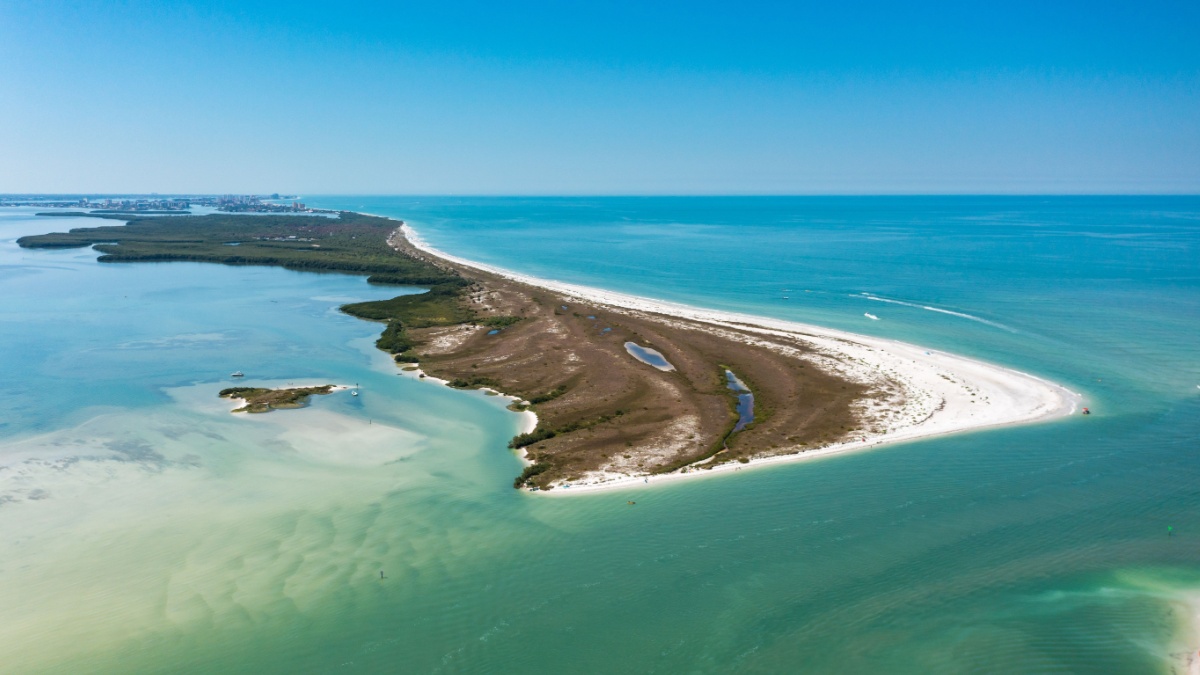 Caladesi Island State Park In Florida.