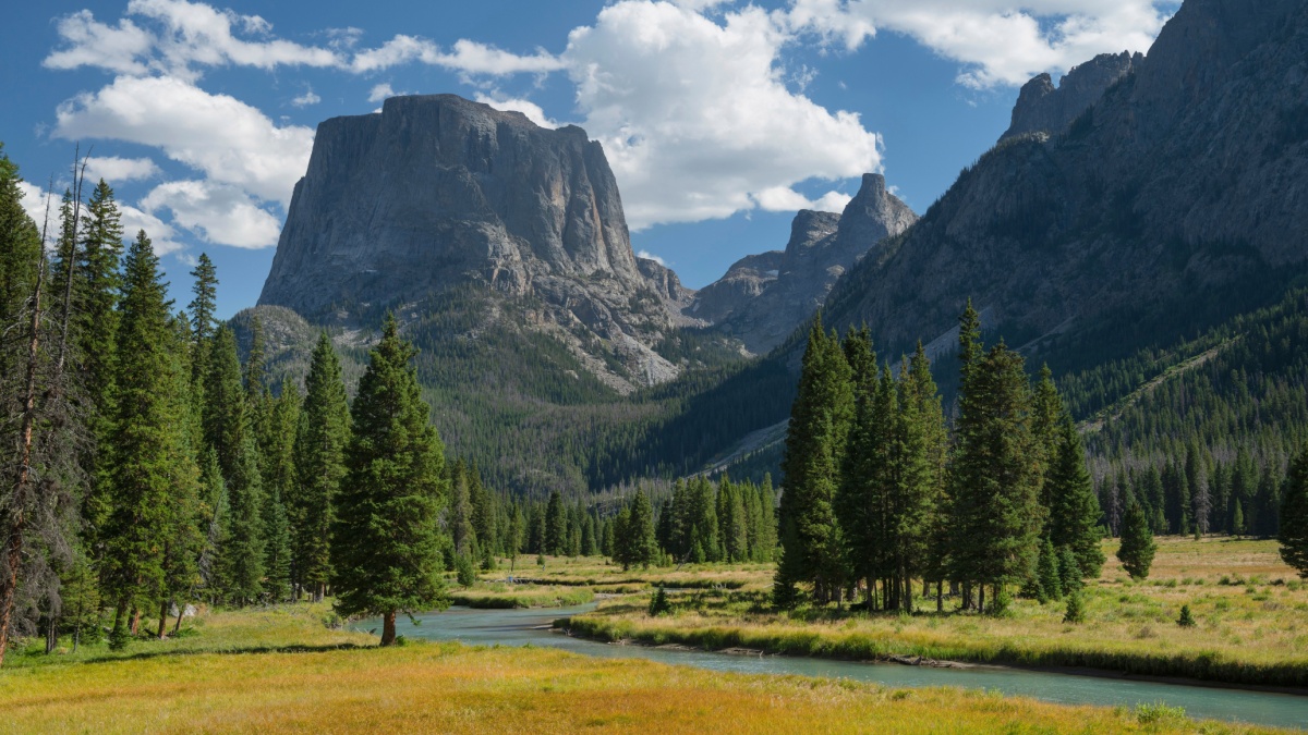 Squaretop Mountain Bridger Wilderness, Wind River Range, Wyoming.