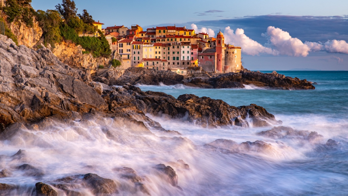 the country of Tellaro Liguria Italy.