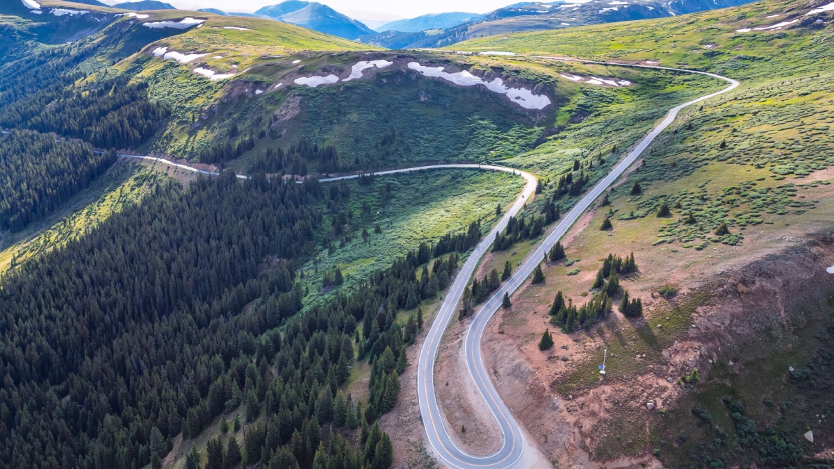 Beautiful Independence Pass of Colorado.
