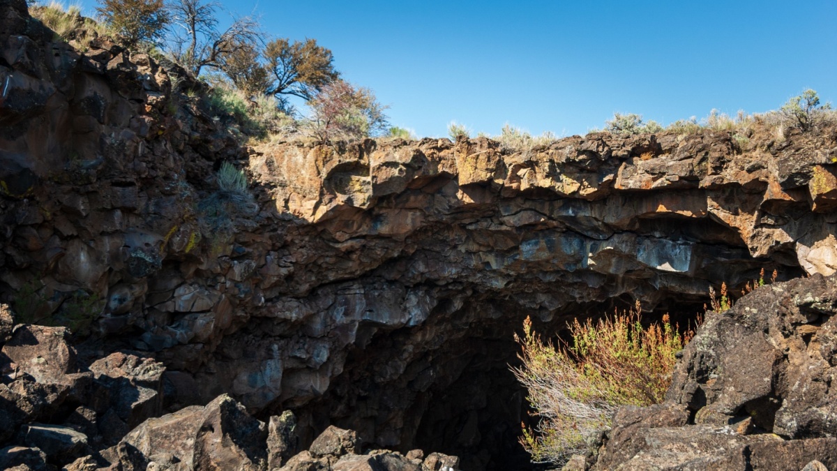 Lava Beds National Monument in California.