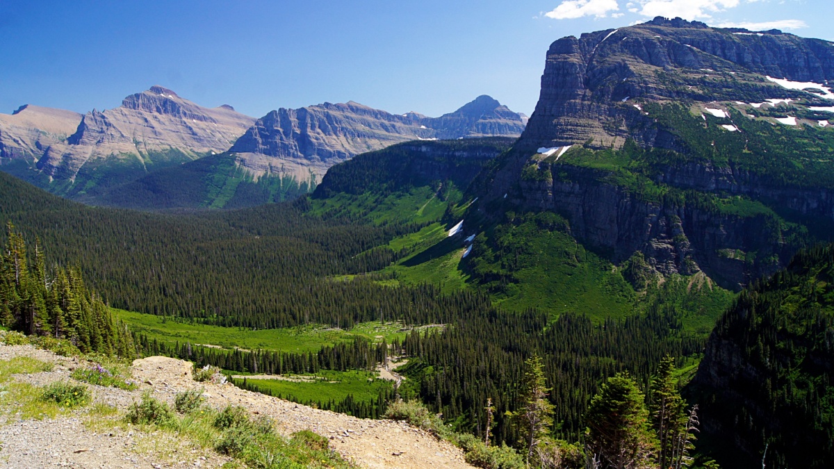 Glacier Nat. Park in the State of Montana - USA.