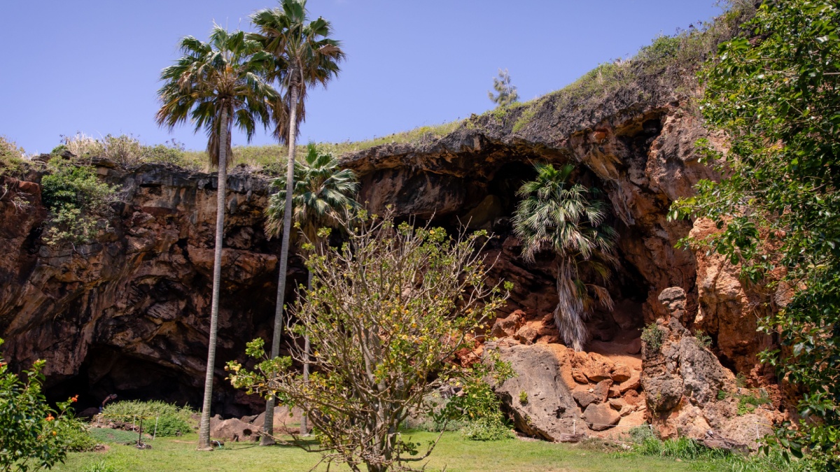 Makauwahi Cave Reserve on the island of Kauai, Hawaii.