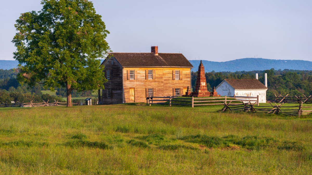 Manassas National Battlefield Park located in Prince William County, Virginia, USA.