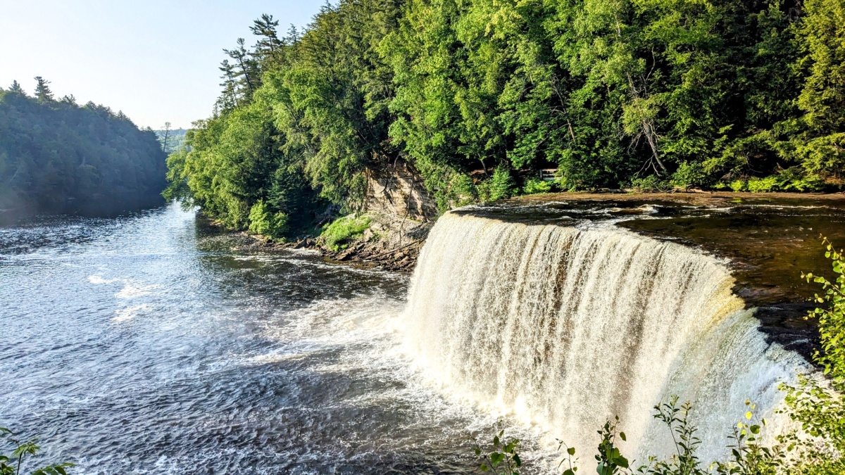 Tahquamenon Falls Michigan Nature Great Lakes Outdoor Tranquility.