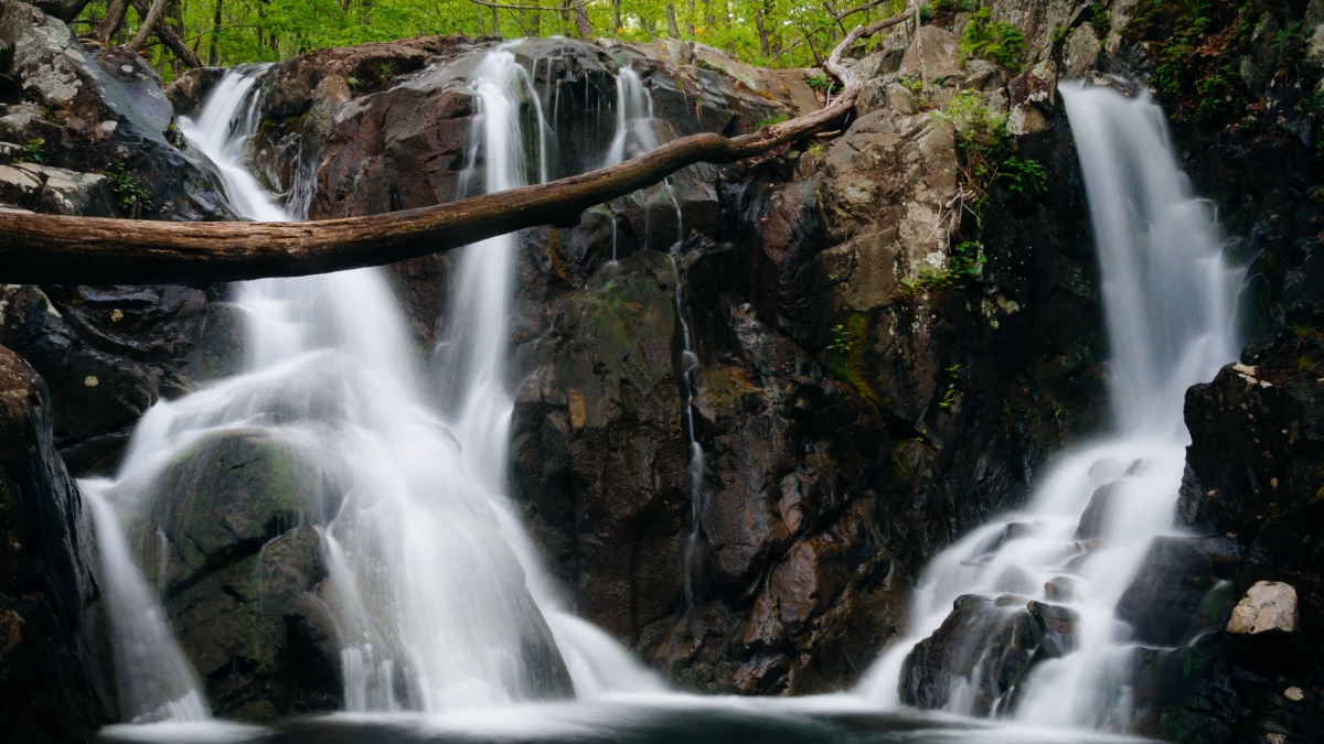 Rose River Falls, in Shenandoah National Park, Virginia..