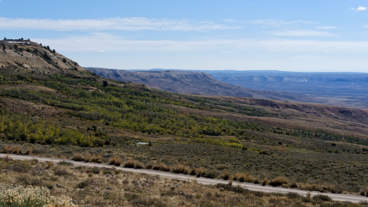 Fossil Butte National Monument near Diamondville, Wyoming.