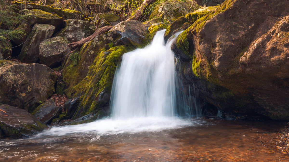 Waterfalls in Shenandoah National Park.