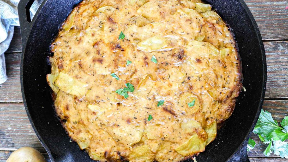 Traeger Scalloped Potatoes.