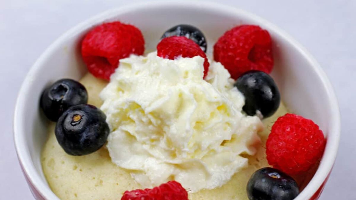 Vanilla Mug Cake.