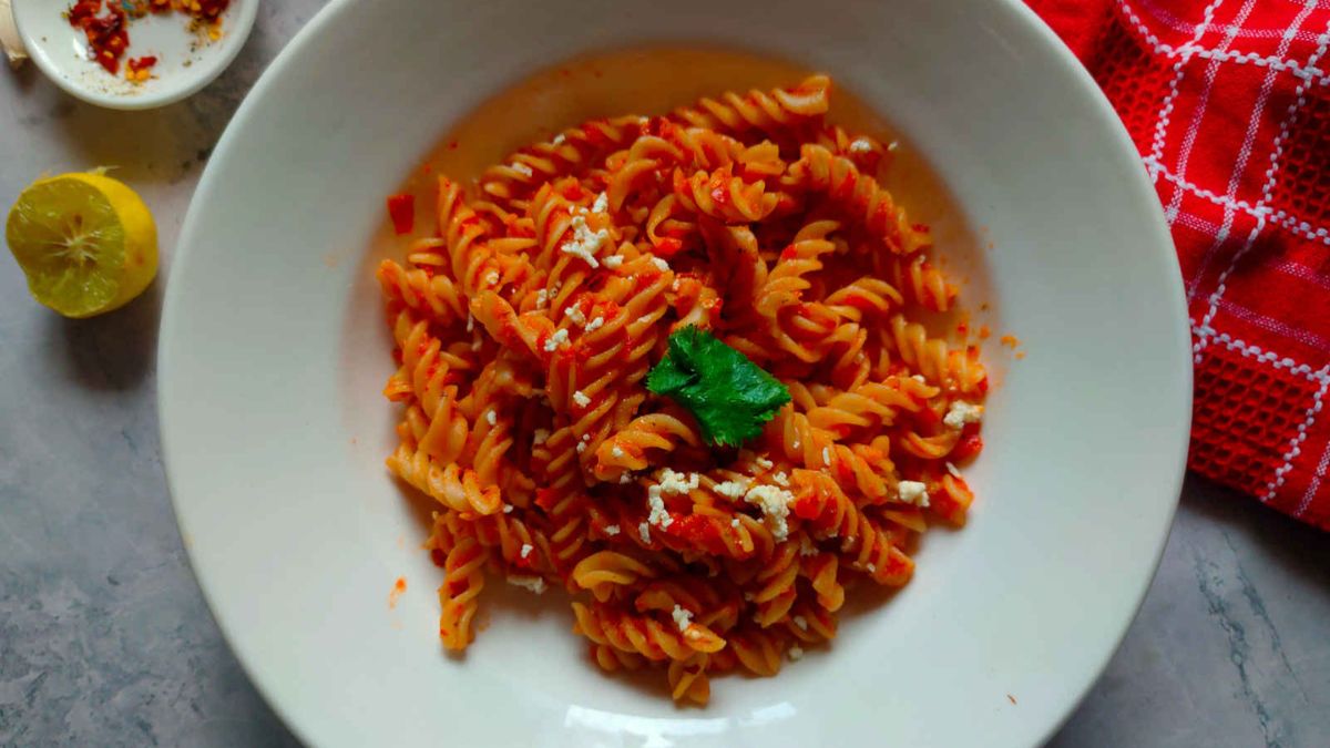 Vegan Arrabiata Pasta {Gluten Free}.