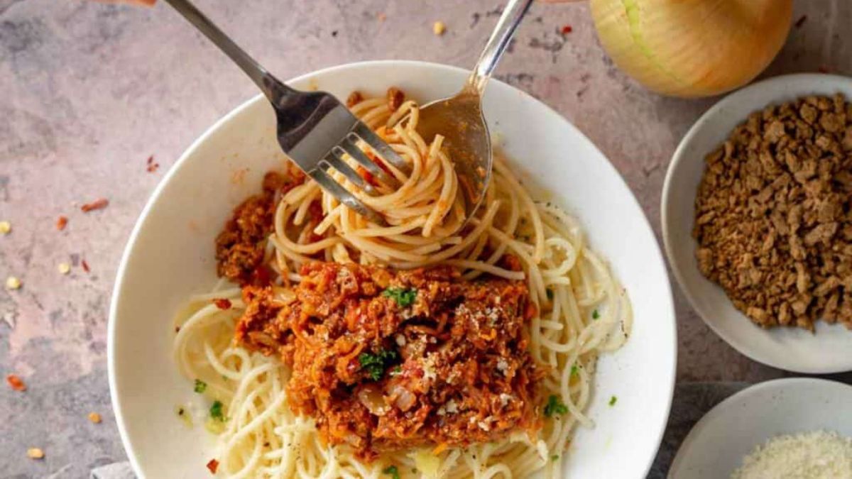 Vegan Bolognese Sauce.