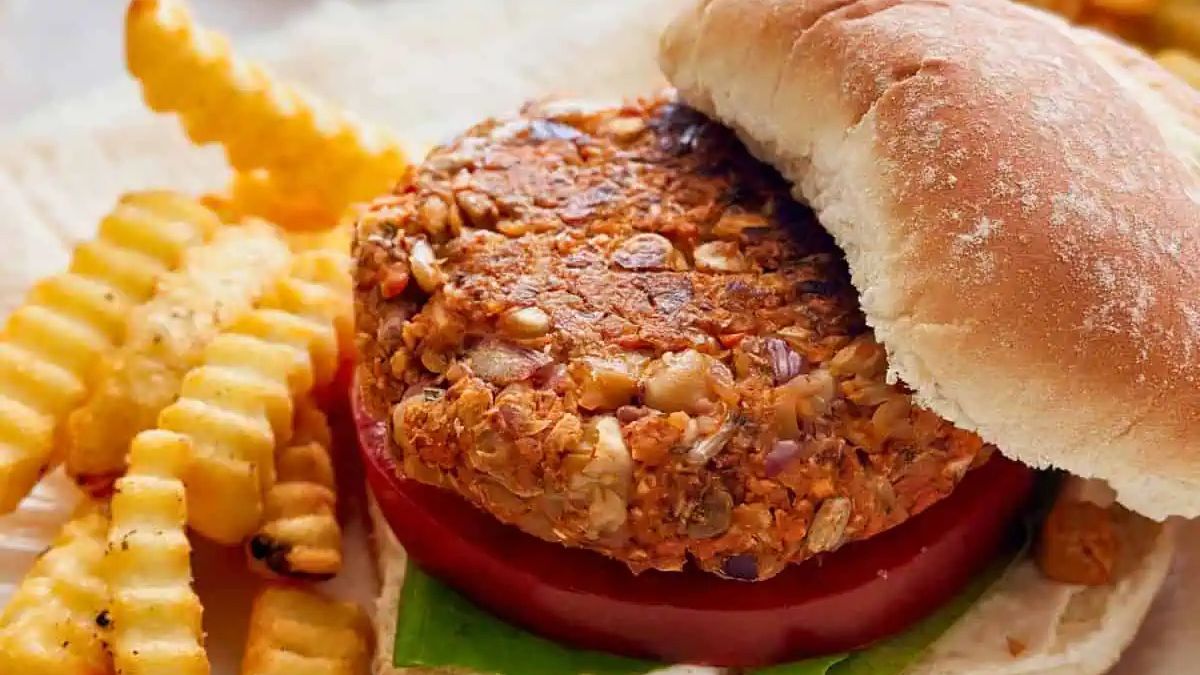 Vegan Chickpea Burgers.