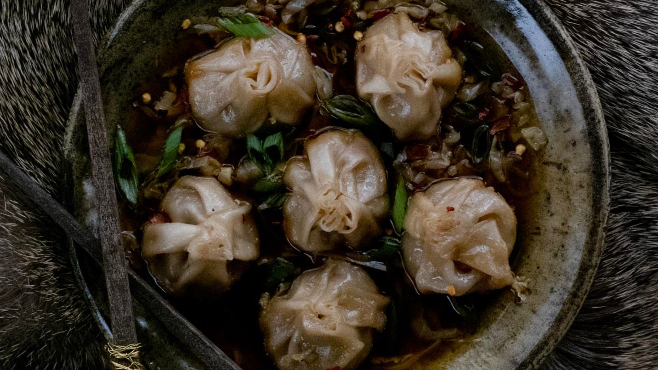 Venison Dumpling Soup.