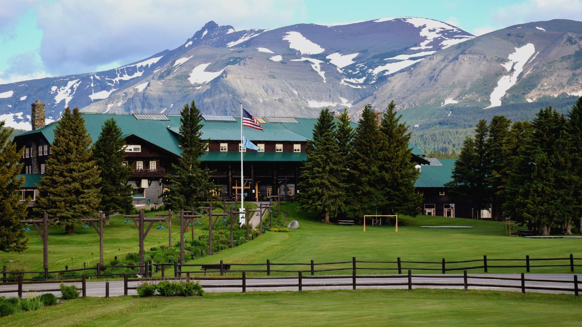 Glacier Park Lodge, East Glacier, Montana.