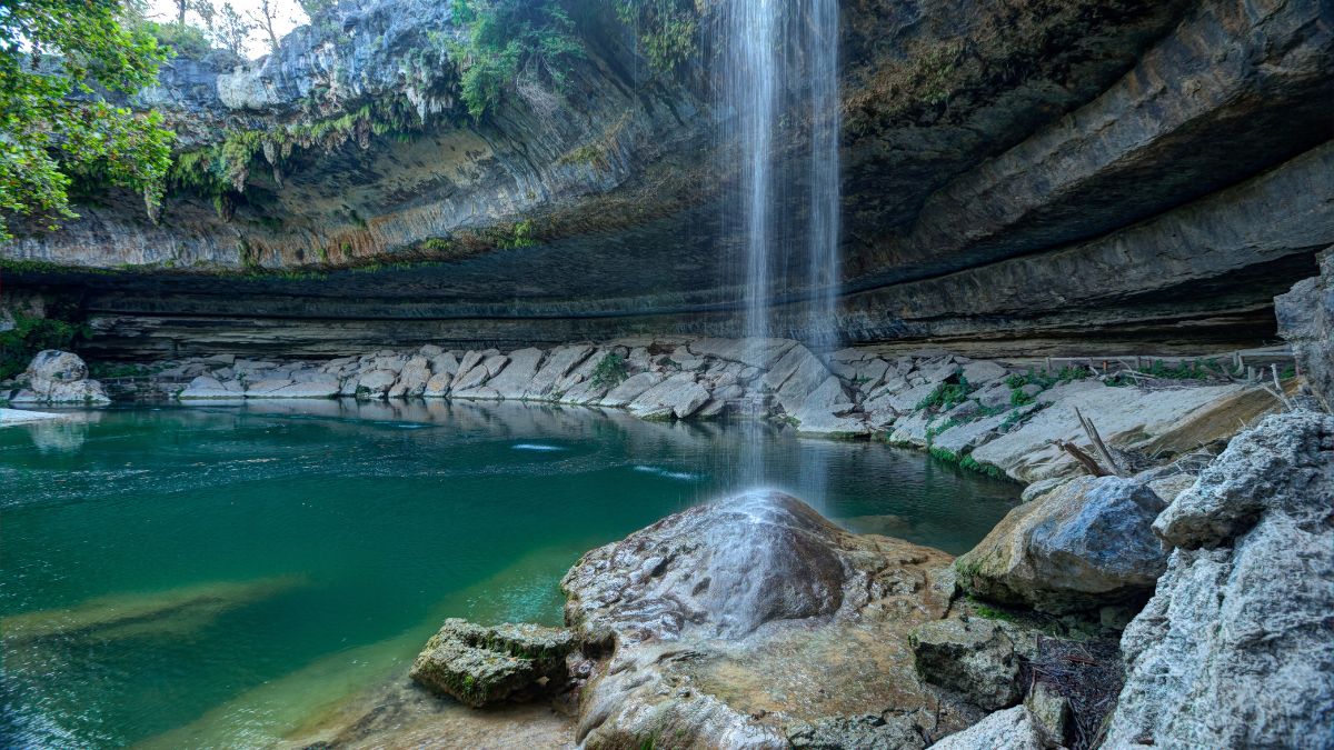 Hamilton Pool in Austin, TX.