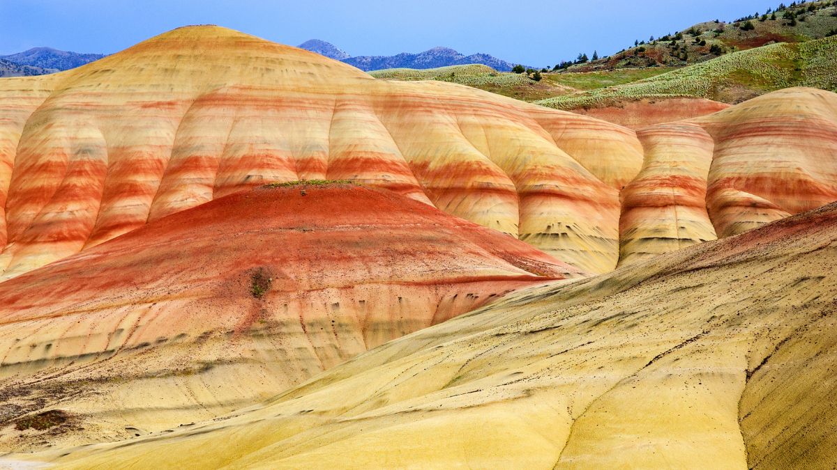 Painted Formations at John Day Fossil Beds National Monument.