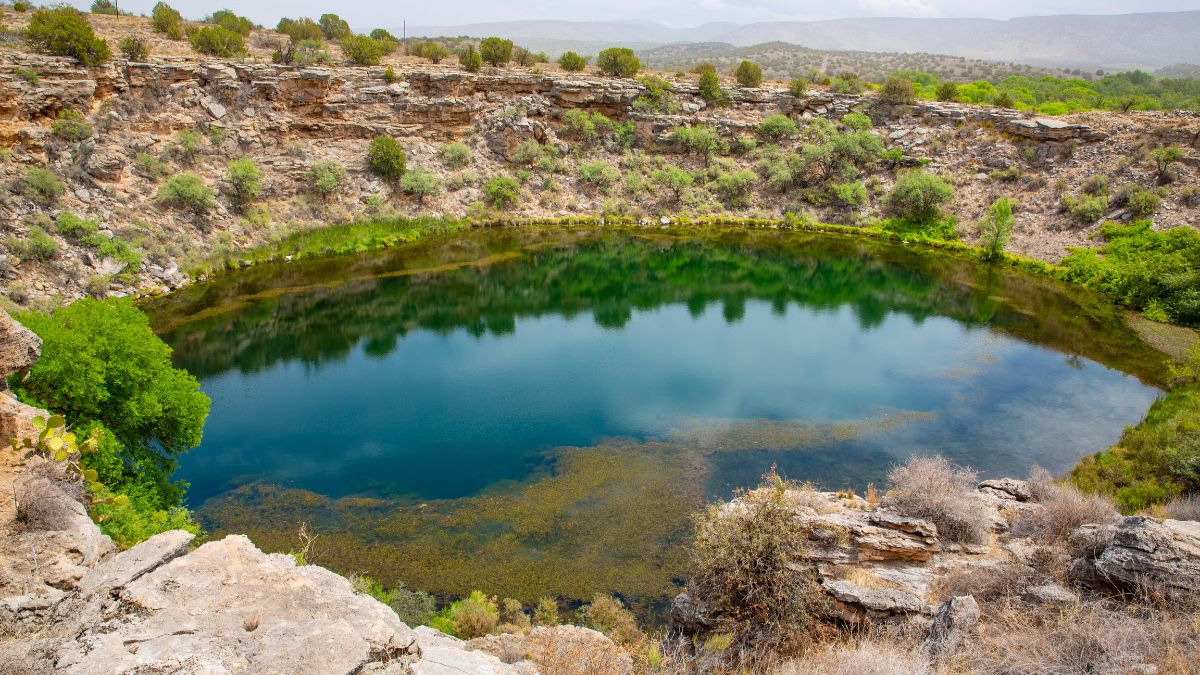 Montezuma Well National Monument in Arizona, USA.