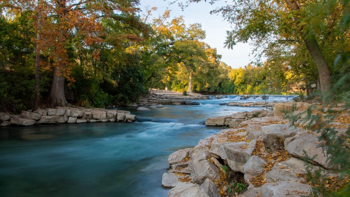 Rio Vista Park on a beautiful Autumn day.
