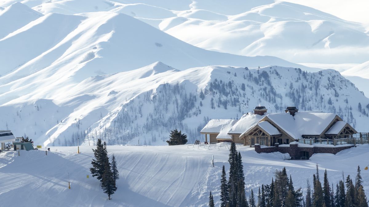 Ski lodge at Sun Valley, Idaho.