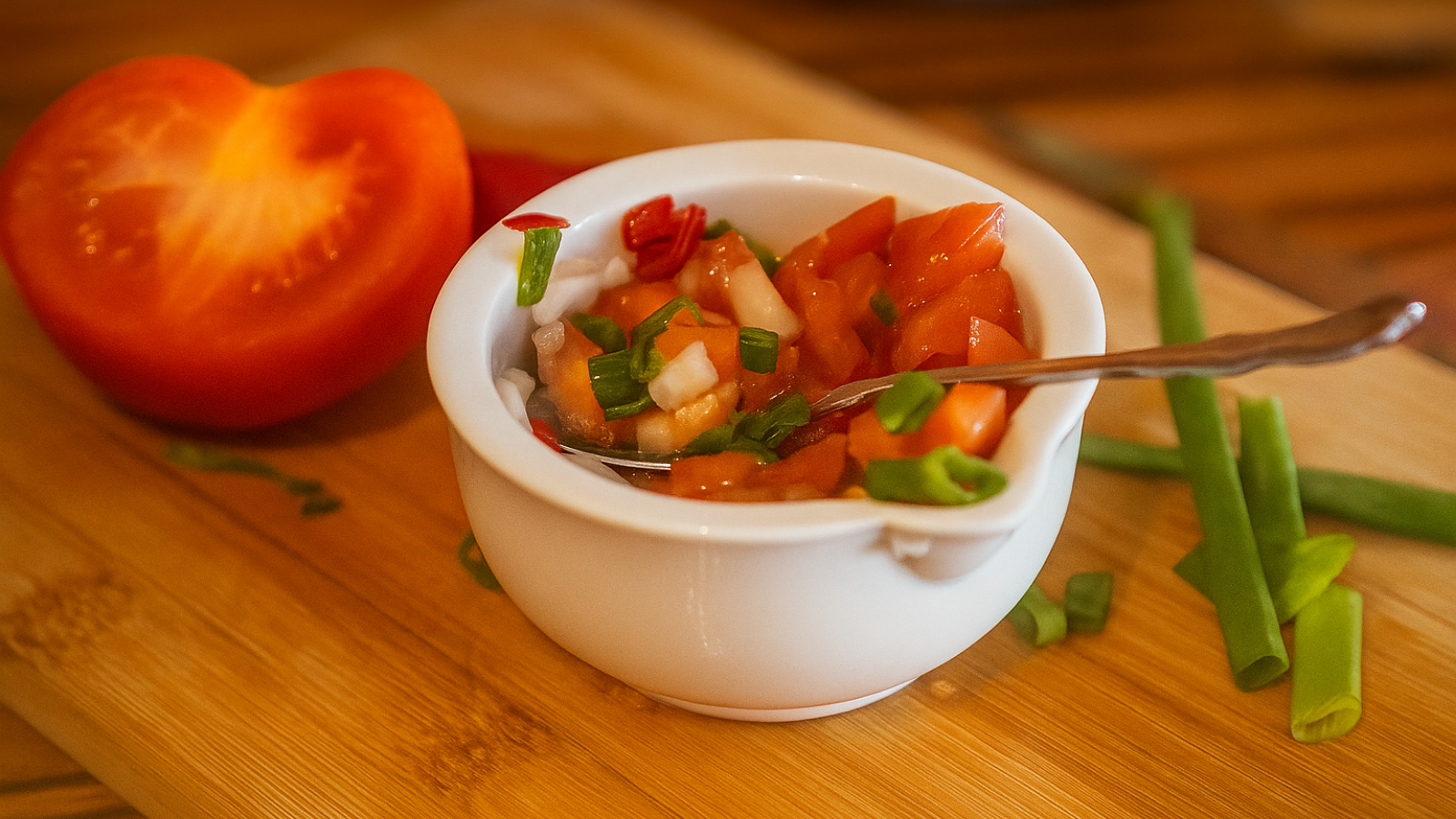 10-Minute Brazilian Vinaigrette Salad (AKA Brazilian Salsa).