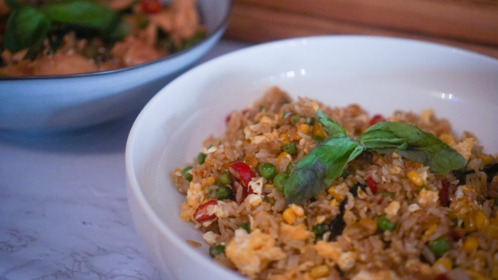 20-Minute Thai Green Curry Fried Rice (Vegetarian + Easily Gluten-Free).