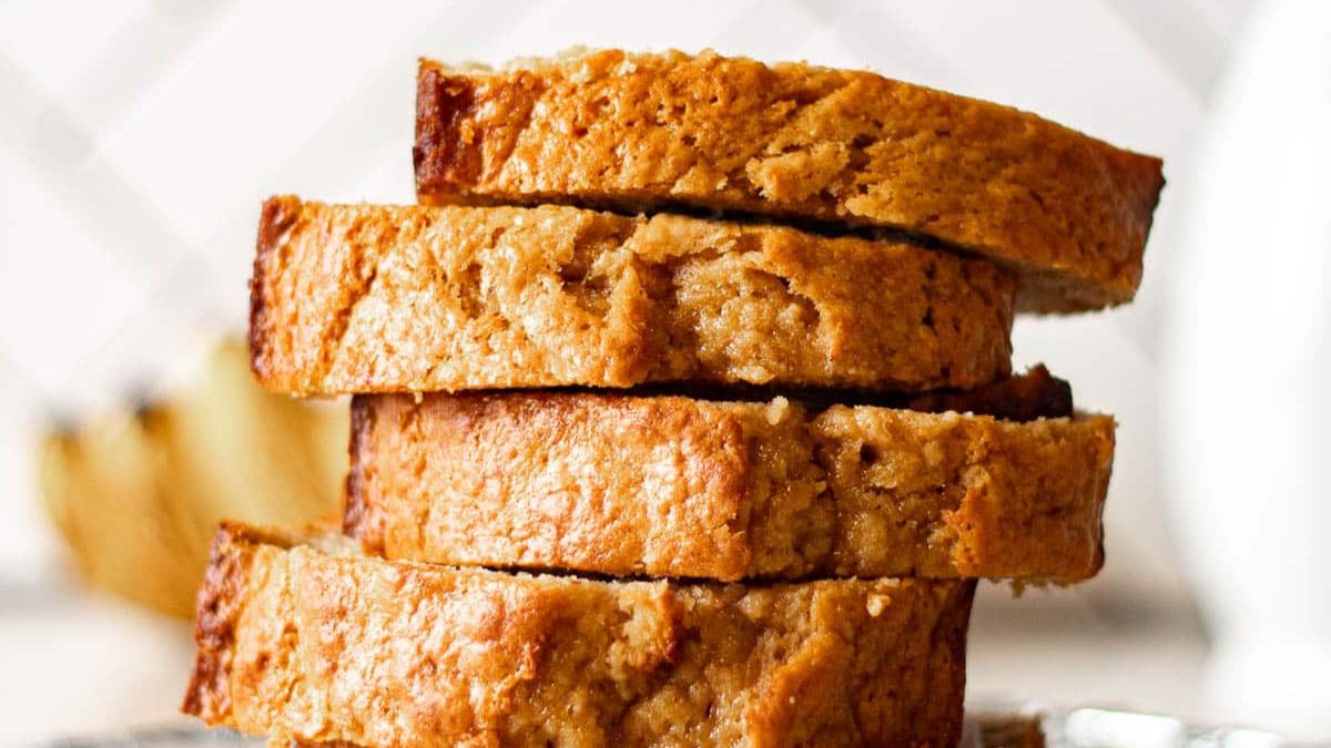4 Ingredient Banana Bread.