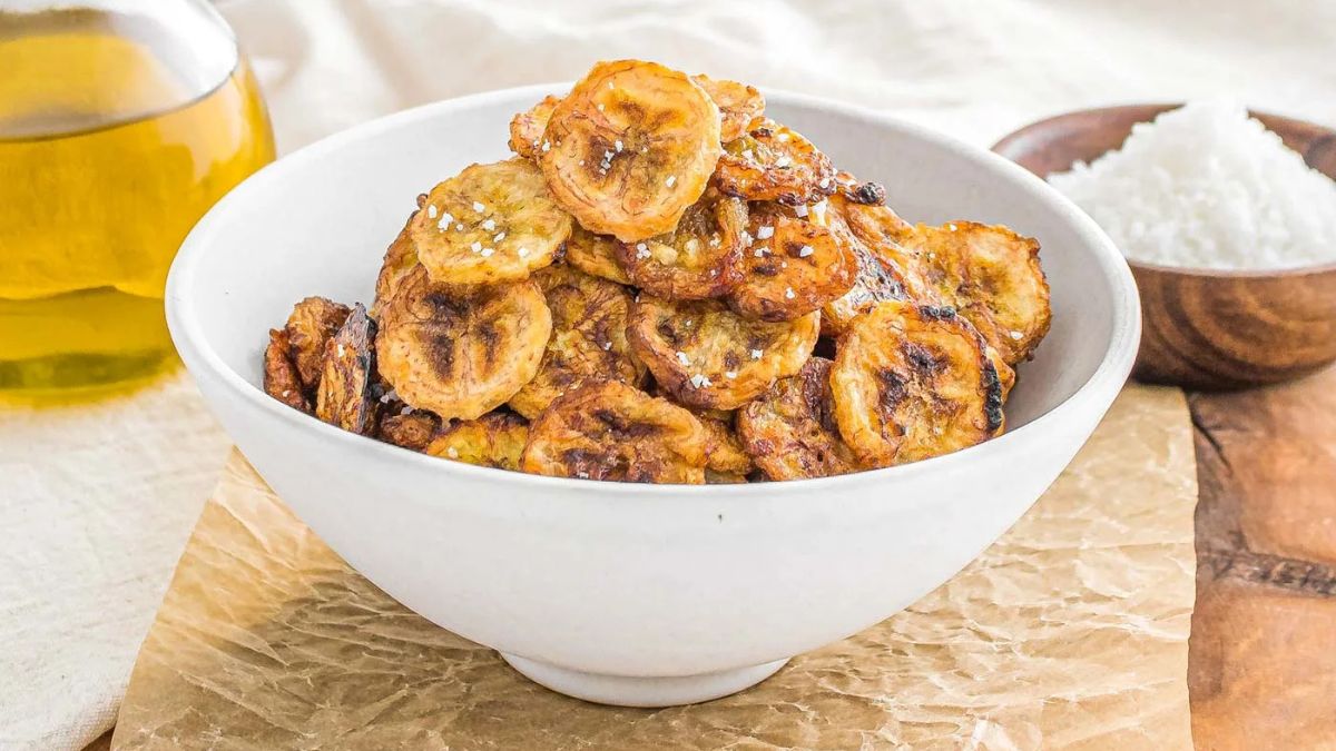 Air Fryer Banana Chips.
