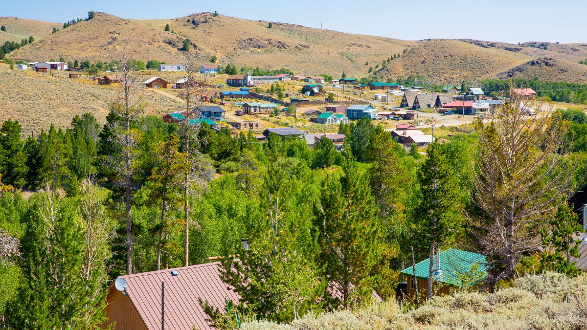 Atlantic City in Wyoming, USA.
