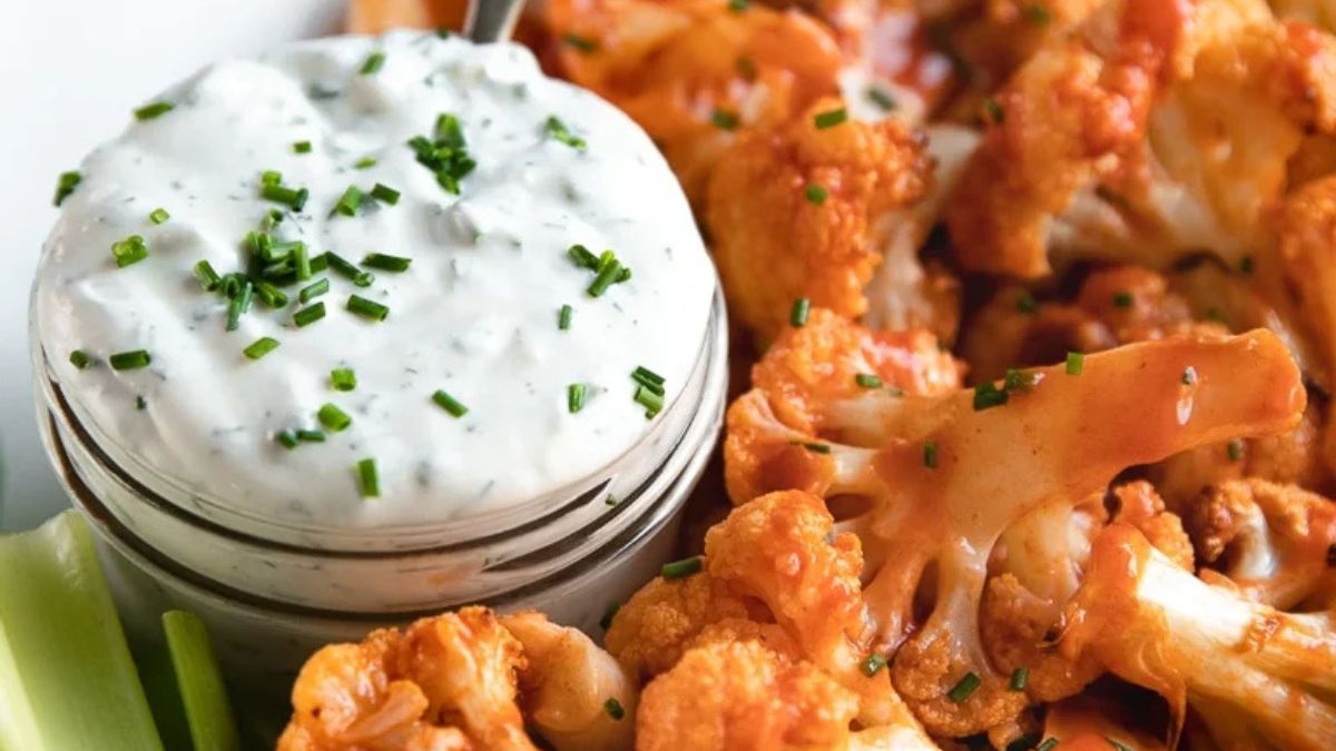 Baked Buffalo Cauliflower Recipe.