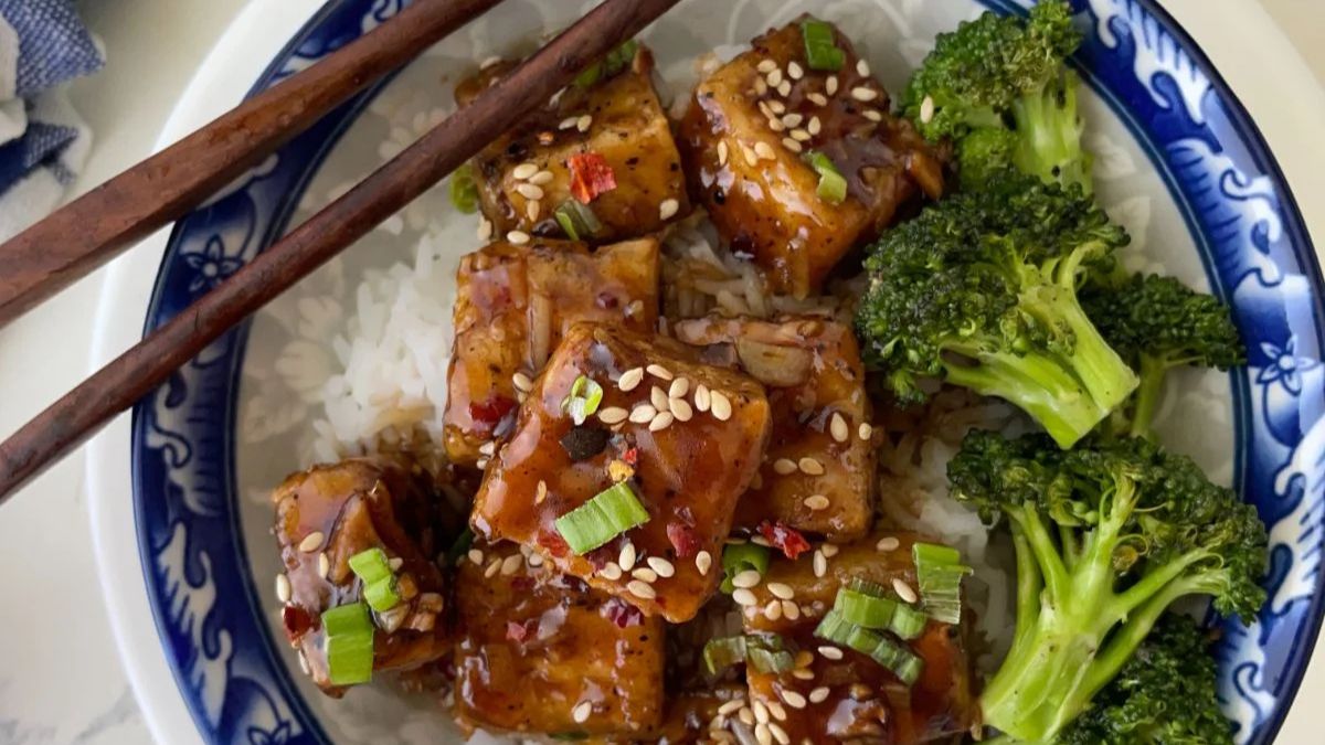 Baked Teriyaki Tofu.
