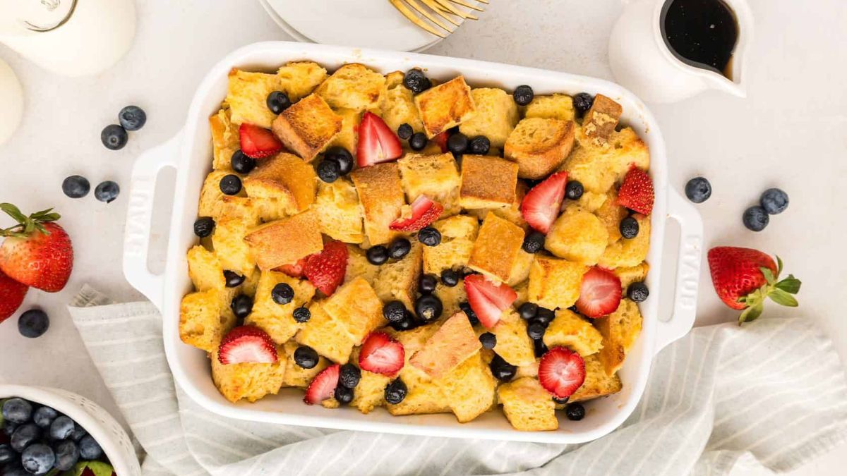 Berry French Toast Casserole.
