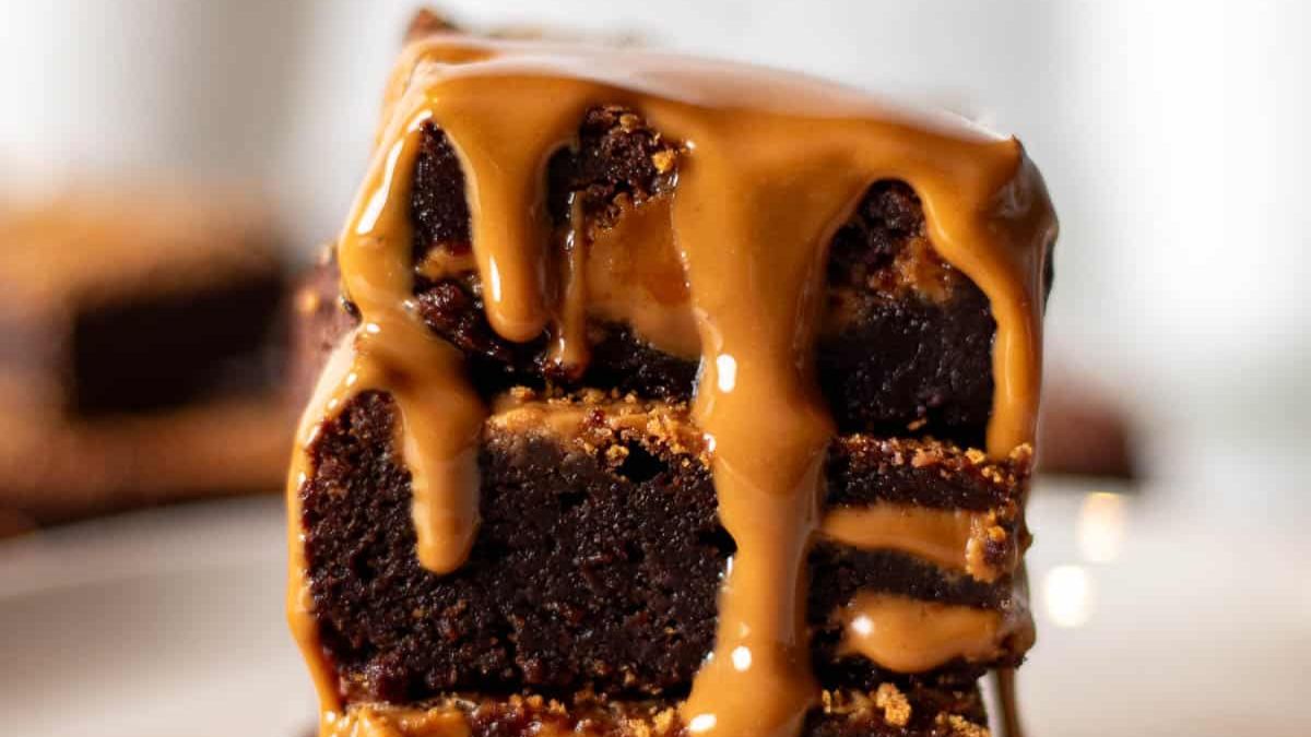 Biscoff Brownies.