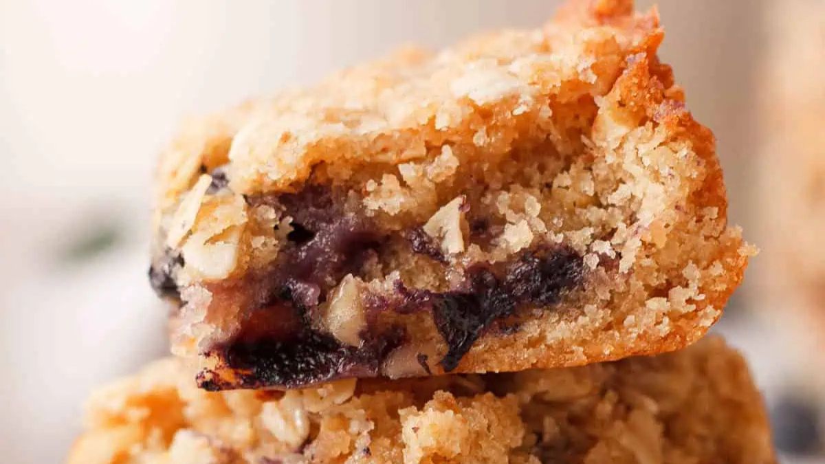 Blueberry Blondies (Vegan).