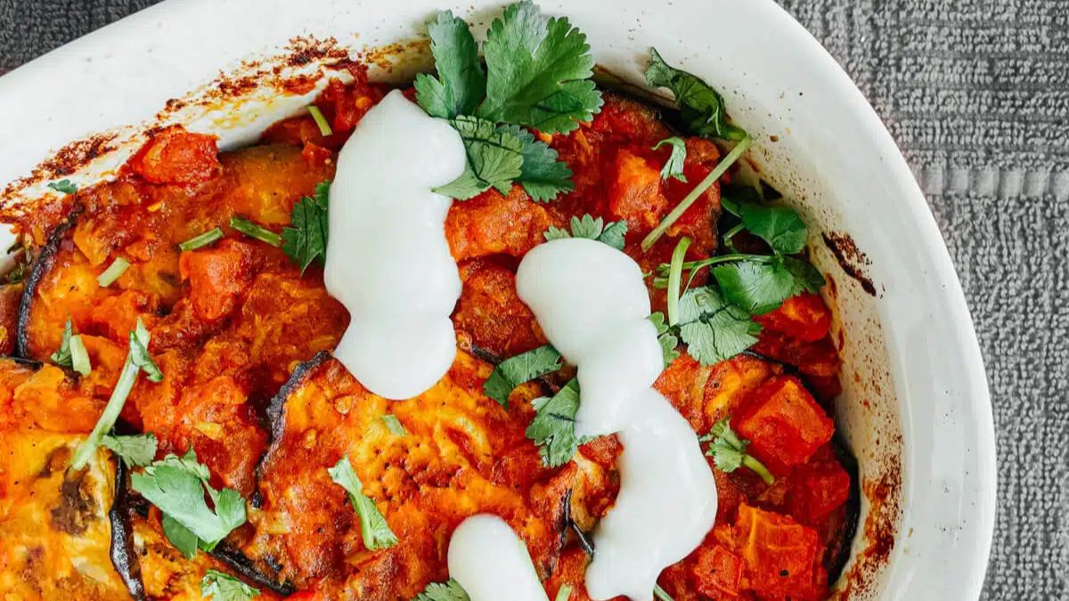 Borani Banjan (بورانی بادمجان) Afghan Eggplant Casserole.