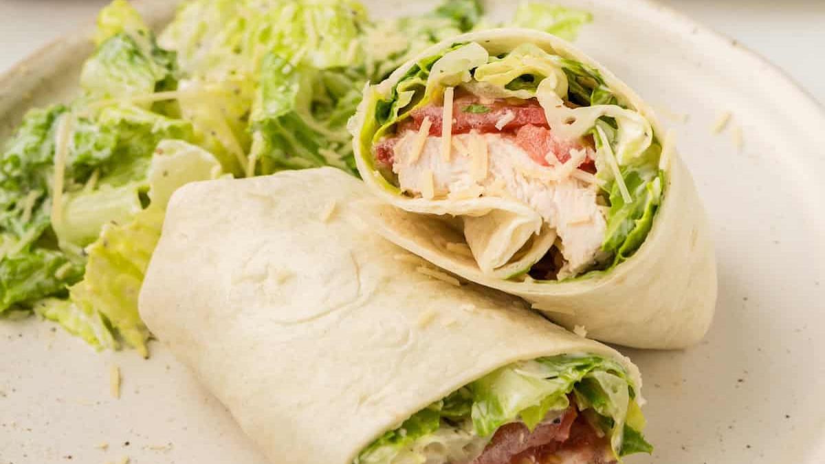 Caesar Chicken Wrap.